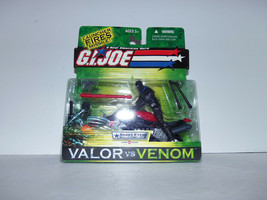 GI Joe Cobra Valor vs Venom 2004 Hasbro Snake Eyes w Ninja Lightning Cycle NIP - £46.68 GBP