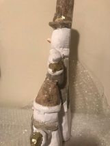 New Rustic Snowman Family with LED - SALE image 4