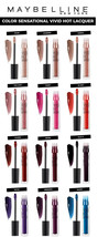 Maybelline New York Color Sensational Vivid Hot Lacquer Lip Gloss, You Choose - £3.16 GBP