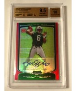 Mark Sanchez Bowman Chrome Red REFRACTORS Auto Rookie BGS 9.5/10 - $1,800.00