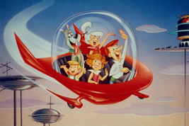 The Jetsons classic artwork George & family in space craft 18x24 Poster - $23.99