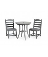 All-Weather HDPE 3-Piece Patio Dining Set, Outdoor Table &amp; Chairs - $7,460.17 MXN