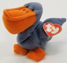 AG) TY Teenie Beanie Babies Scoop Stuffed Pelican Toy - $5.93