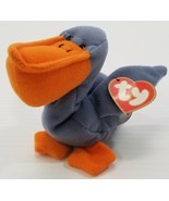 AG) TY Teenie Beanie Babies Scoop Stuffed Pelican Toy - £4.65 GBP