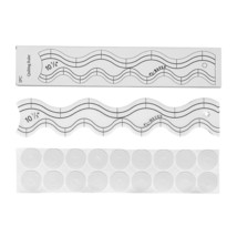 1/4 Thick No Slip Quilting Rulers,Clear Acrylic Quilting Rulers and Templates,Wa - £17.95 GBP