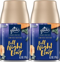 Glade Automatic Spray Refill, Air Freshener for Home and Bathroom, Fall Night Lo - £23.17 GBP
