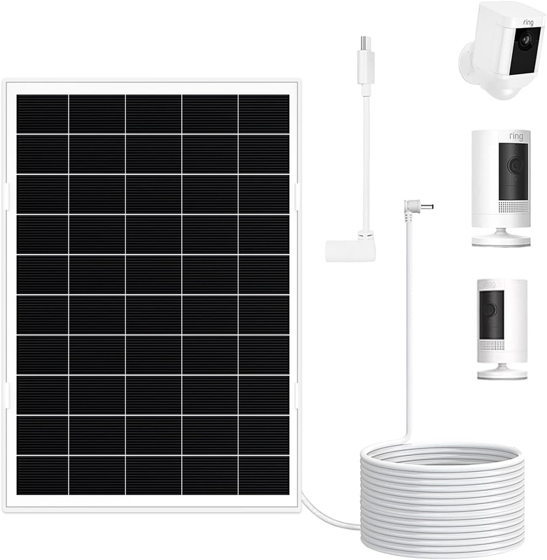 1 Pack 8W Solar Panel for Ring Camera Outdoor Wireless, Compatible with Outdoor  Item image 10
