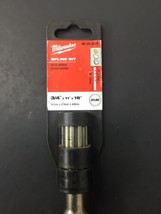 3/4” Drill Bit, Milwaukee 48-20-4076 Spline Bit  3/4" X 16"  Hammer Drill Bit - $31.31