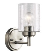 Kichler Winslow 9.25&quot; Wall Sconce in Brushed Nickel - $329.26 MXN