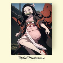 Demon Slayer Sexy Nezuko Aluminum wall decor Metal Art Print Poster Plat... - $13.63 CAD+