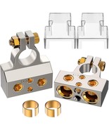 Conectores de terminal de batería, terminales de calibre 0/2/4/8/10 para... - $28.05 CAD
