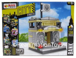 Block Tech City Streets Downtown Lions Share Bank Loan Office Building New - £19.95 GBP