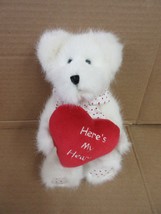 NOS Boyds Bears Wuvey U Plush Valentine&#39;s Day Heart Bear Love B70 A - $26.77