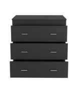 Three Drawer Dresser Litress, Bedroom, Black - $311.99