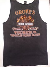 vintage harley davidson sleeveless shirt. Winchester, VA. Made in USA - £18.20 GBP