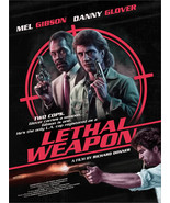 Lethal Weapon Movie Mel Gibson Danny Glover Giclee Poster Print Art 18x2... - $99.99