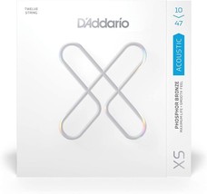 D&#39;Addario XSAPB1047-12 Acoustic 12-String XS Phosphor Bronze Strings Lig... - $52.24