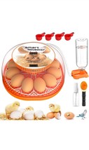 12 Eggs Incubator Automatic Turning Chicken Quail Chick Hatcher For Hatc... - $44.54