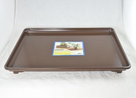 Japanese Deluxe Brown Plastic Humidity/Drip Tray for Bonsai Tree - 11.25&quot; to 18&quot; - £18.31 GBP+