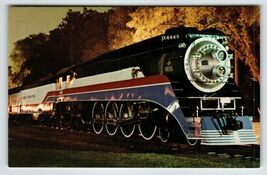 Railroad Postcard Train Locomotive American Freedom X4449 Railway Chrome... - $6.07