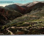 Crystal Park Auto Road Colorado Springs CO Unused UNP 1910s DB Postcard K12 - $5.89