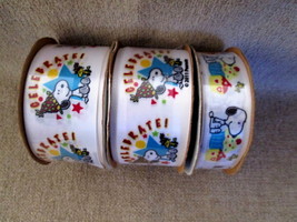 Lot of 3 NWT Peanuts Celebrate Craft Ribbons by Offray – See Description - £9.55 GBP