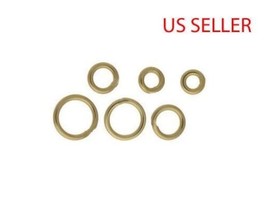 1 pcs 14k yellow gold CLOSED  jump ring 1 MM Thick  --  4 5 6 7 8 9 10 MM - £9.33 GBP