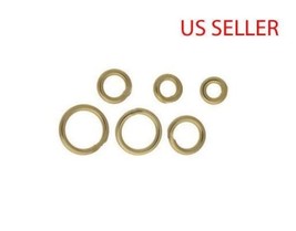 1 pcs 14k yellow gold CLOSED  jump ring 1 MM Thick  --  4 5 6 7 8 9 10 MM - £9.15 GBP