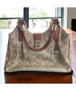 Brahmin purse scratches on the hardware.  Wear on the bottom trim interi... - $175.00