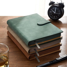 260 Pages PU Leather Vintage Journal A5 Notebook Lined Paper Writing Diary - £22.13 GBP