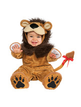 Rubies Cuddly Jungle Lil Lion Romper Costume, Golden, 12-18 Months - £76.32 GBP