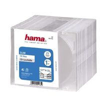 Hama Slim Empty CD / DVD Cases Pack of 25 Transparent  - $59.00