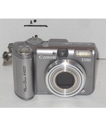 Canon PowerShot A620 7.1MP Digital Camera - Silver Tested Work - £196.74 GBP