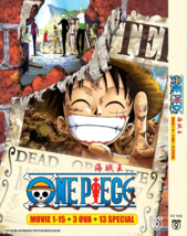 One Piece Movie Collection (1-15 + 3 OVA + 13 Special) Anime DVD Japanese Ver. - £30.75 GBP