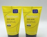 2  Clean &amp; Clear Lemon Zesty Facial Scrub Vitamin C 4.2 oz Discontinued ... - £20.58 GBP