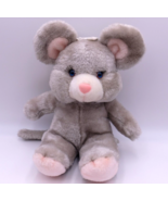 House Of Lloyd Mama Mouse 12&quot; Plush 1989 Vintage Gray Mouse Blue Eyes Ey... - £10.57 GBP