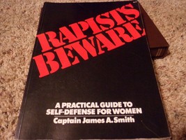 RARE RAPISTS BEWARE BOOK WITH DEFENSE INSTRUCTIONS - $39.60