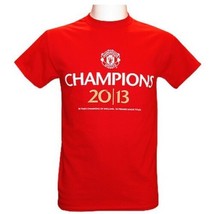 Manchester United 2013 English Premier League Champions t-shirt NWT MAN U Champs - £14.11 GBP