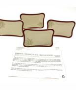Biltmore Inspirations Damask Ceramic Place Card Holders Set of 4 - $281.16 MXN