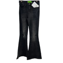 Sandrine Rose x Free People Black Flare Leg Distressed Jeans 26 New - £54.54 GBP