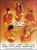 Kirk Hammett Ron Wood Jeff Hanneman Stephen Carpenter George Lynch ESP Guitar ad - $4.23