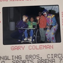 1993 Gary Coleman w/ Friends Clown Ringling Bros Circus Photo Transparency Slide - £7.58 GBP