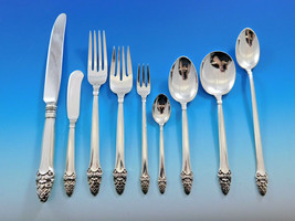 Sovereign Old by Gorham Sterling Silver Flatware Set 8 Service 81 pieces Acorn - £3,793.95 GBP