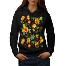 Cute Flower Sweatshirt Hoody Pattern Women Hoodie - £17.32 GBP