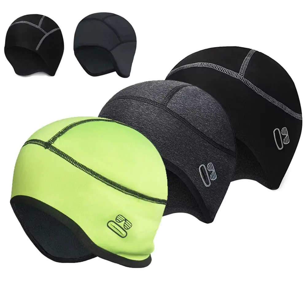 Cycling Cap Winter Hat Windproof Thermal Sport Caps Helmet Inner Outdoor Running - £10.37 GBP+