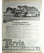 1919 TARVIA-PRESERVES ROADS PREVENTS DUST-Farmers-Platform-Gate-Antique ... - $13.71
