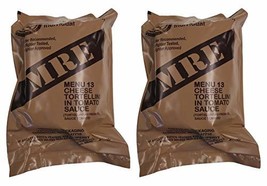 TWO (2) NEW MRE&#39;s 2020 - 2021 1st Insp. date - US Military Meals Ready-t... - £39.30 GBP