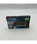 (1) TDK 120 Minute CD Bass Blank Audio Cassette Tape NEW SEALED - $16.39 CAD