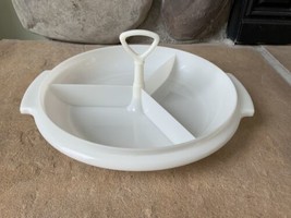 Vintage Tupperware Relish Tray 3 Compartment Picnic Excellent 608-11 USA - $12.82