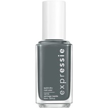 essie exprEssie quick dry nail polish, vegan formula, muted gray, muted ... - $9.79